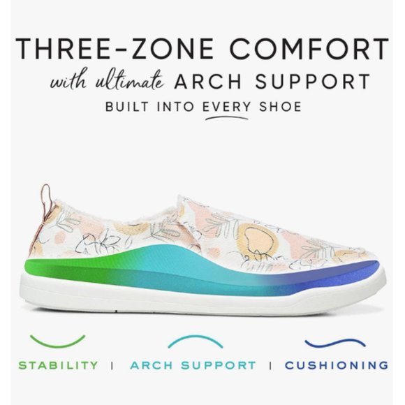 VIONIC MALIBU WOMENS COMFORT INSOLE LIFESTYLE SLIP-ON SNEAKERS - Picture 9 of 13